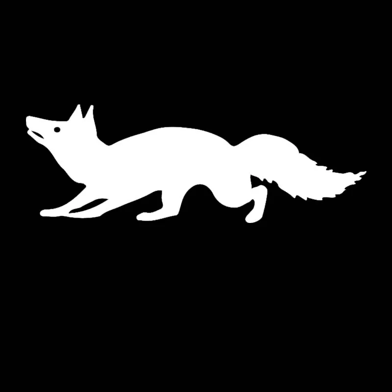 HotMeiNi животное Cunning Fox Run Быстрая автомобильная наклейка на бампер мотоциклы