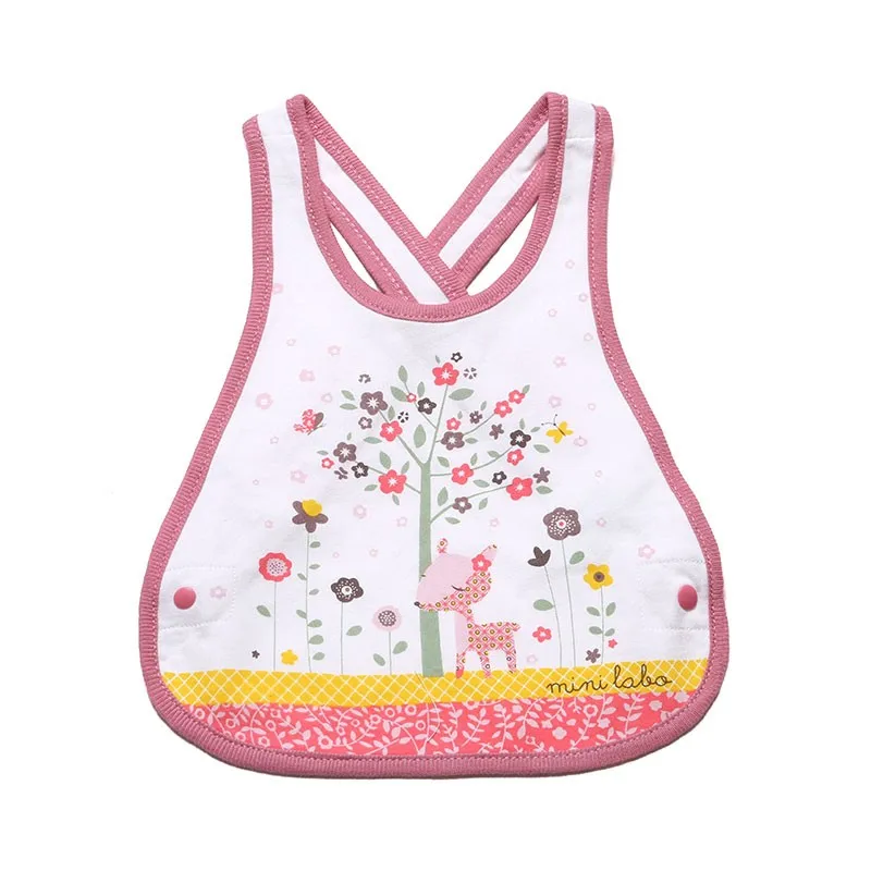 Горячая Распродажа милые хлопковые нагрудники с рисунком водонепроницаемые