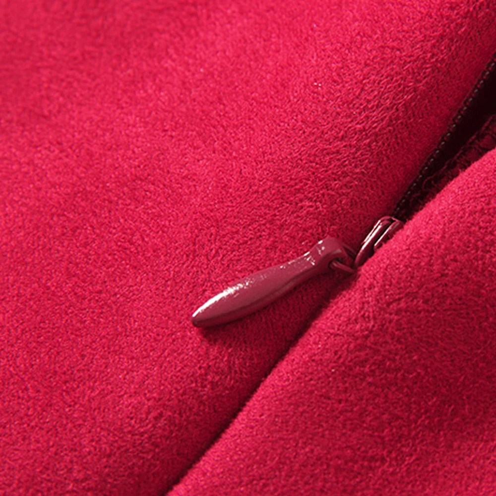 Женская юбка-клеш из мягкой замши повседневная юбка искусственной кожи