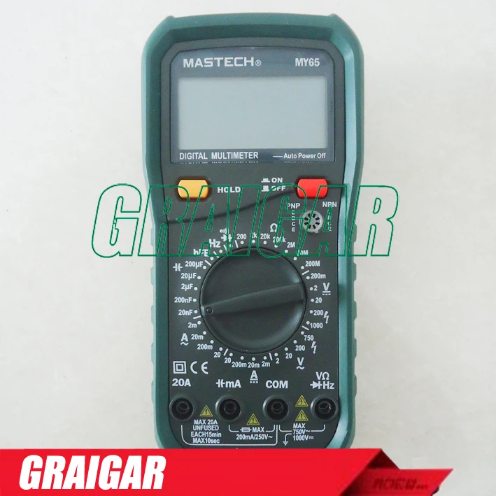 Дешевые Mastech MY65 DMM Цифровой мультиметр|digital multimeter|mastech my65multimeter digital |