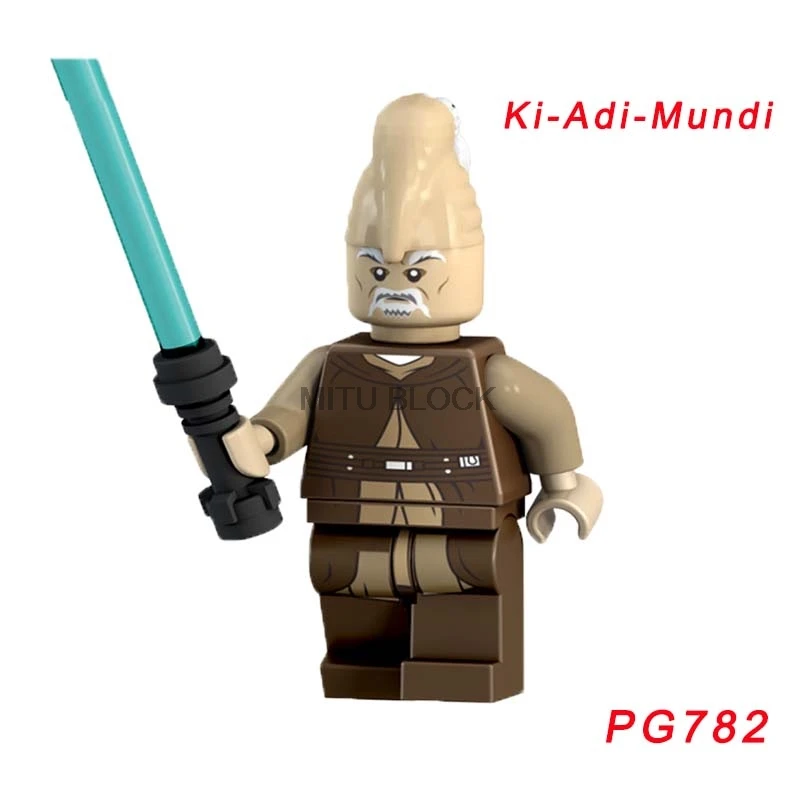 pg782 Фигурки из Звездных Войн Leia Luke Jabba queen Padme Amidala C3Po Starwars Yoda Han Solo строительные блоки кирпичная игрушка - Цвет: pg782