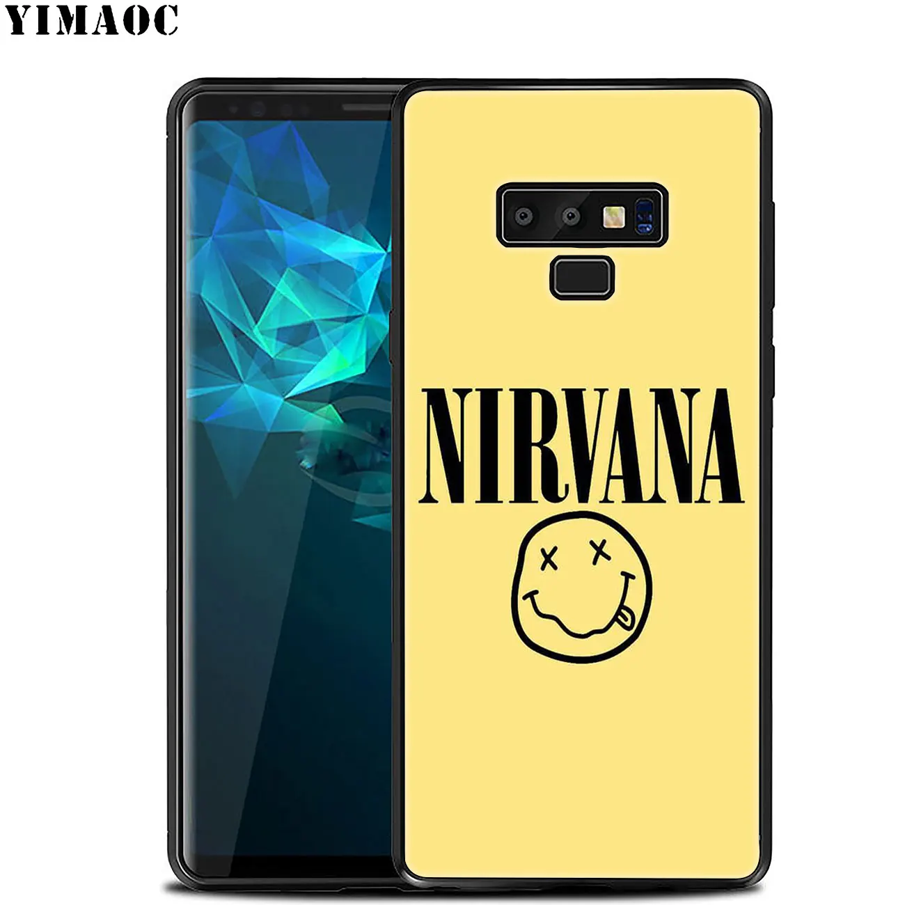 Мягкий силиконовый чехол YIMAOC Nirvana Kurt Cobain для Samsung Galaxy A6 A9 A8 A7 2018 A3 A5 2016 2017 Note 9 8 10 Plus