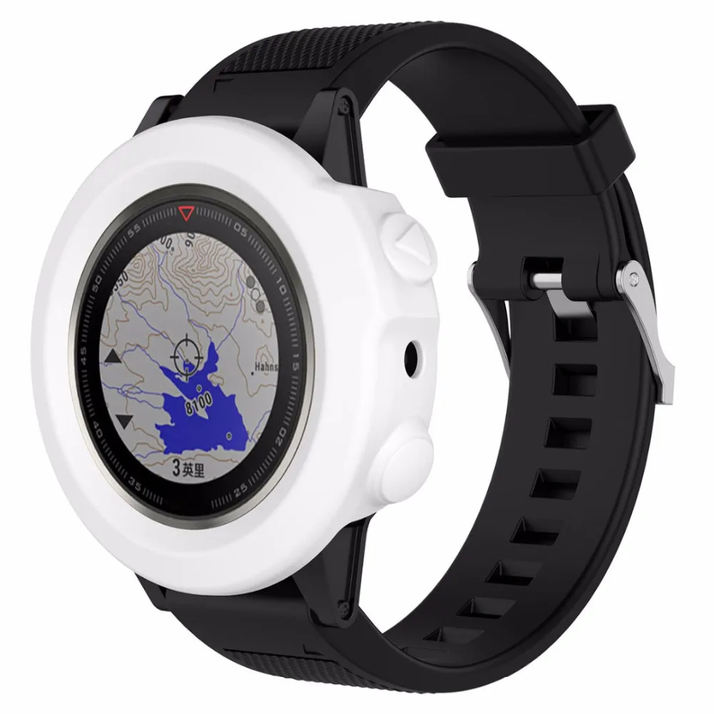 Силиконовый резиновый ремешок защитный чехол для наручных часов Garmin Fenix 5X GPS |