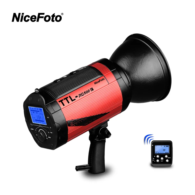 Беспроводная студийная вспышка NiceFoto TTL RQ800C 2 4G GN78 HSS 1/8000S высокоскоростная lite с