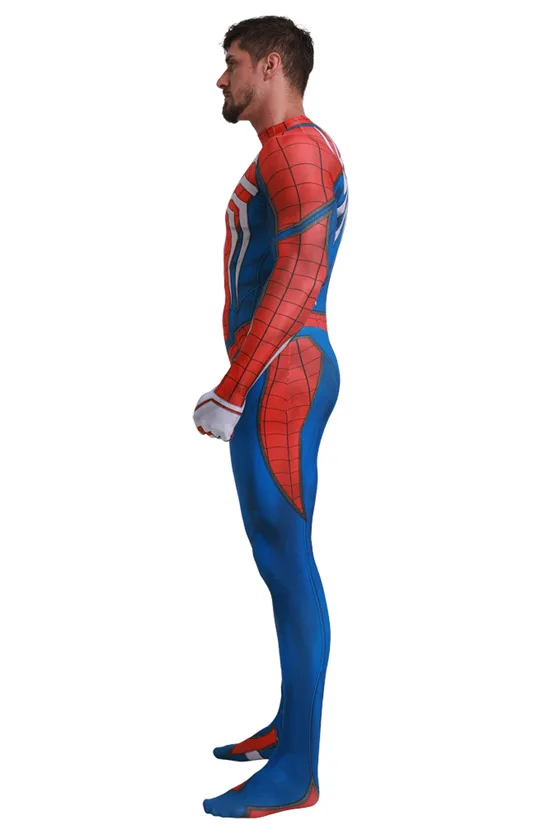 Новый ps4 insomniac костюм Человека-паука спандекс игры Spidey Косплей Хэллоуин