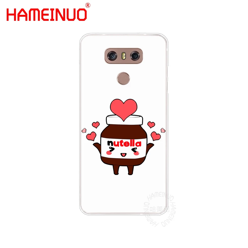 HAMEINUO чехол для телефона с шоколадной едой Nutella LG Q6 G6 MINI G5 K10 M250N 2017 2016 X POWER 2 V20
