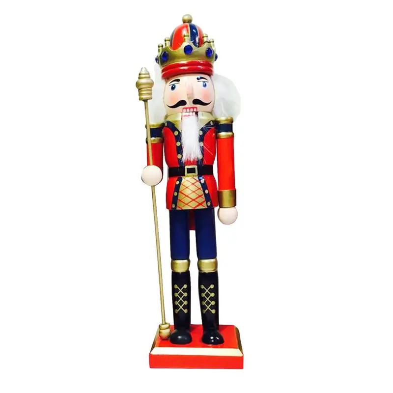 as picture 1pcs 1 шт., 4 шт., рождественские украшения, Щелкунчик, кукольные солдатики, украшения в форме 30 см, украшение для окна, рабочего стола, украшение для домашнего фестиваля - Цвет: as picture 1pcs