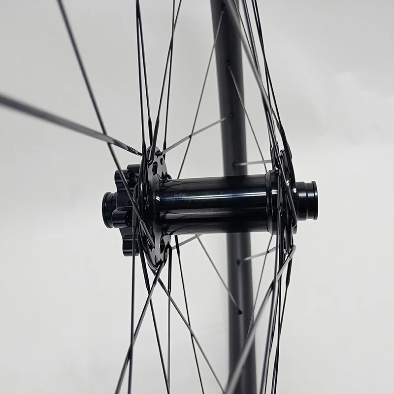 29er дисковые Углеродные mtb колеса 40x28 мм ассиметричные бескамерные передние
