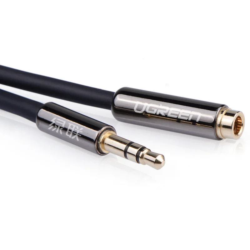 lengthened meters on parent fever computer headphone extension line extended 3.5mm audio public green linked AV118 | Мобильные