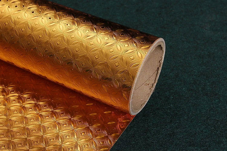 Утолщение ПВХ обои золотые монеты винтаж качество 0 6 м * 5 клейкая бумага для