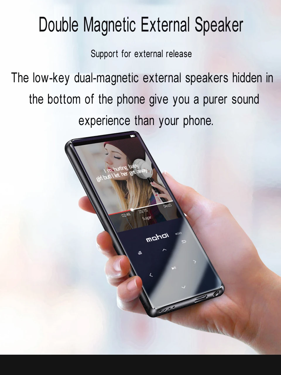 Многоцветный музыкальный плеер Walkman MP3 Портативный 8G поддержка памяти 128 GB SD расширитель изображения просмотра Bluetooth FM радио TXT чтение