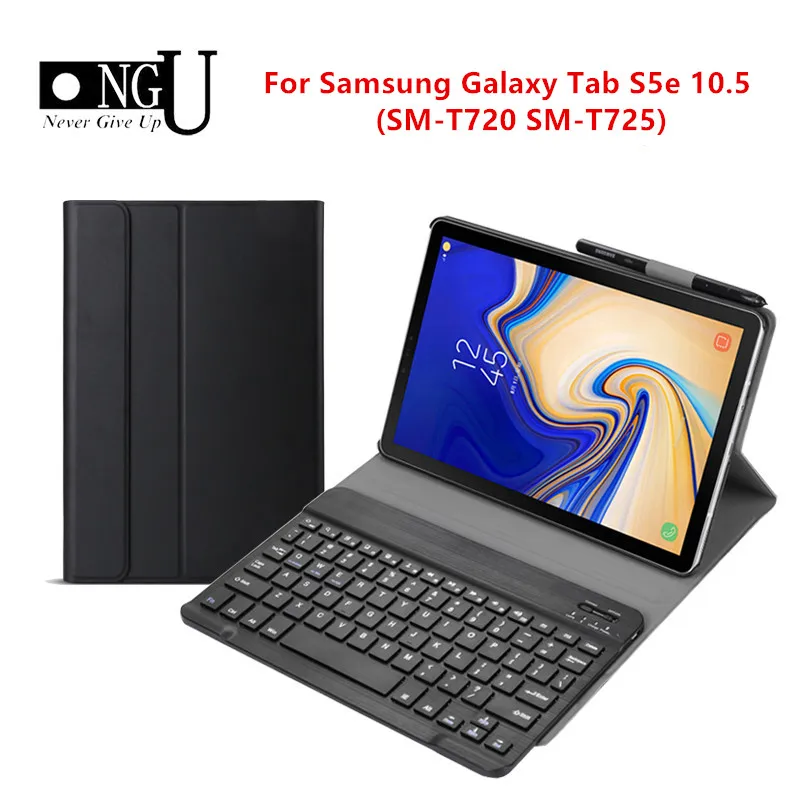 Чехол с клавиатурой для Samsung Galaxy Tab S5e 10 5 дюймов 2019 чехол T720 T725 Bluetooth и планшетом