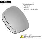 SmartVLT поляризованные солнцезащитные очки, Сменные линзы для Окли серебристо-серебристого титана
