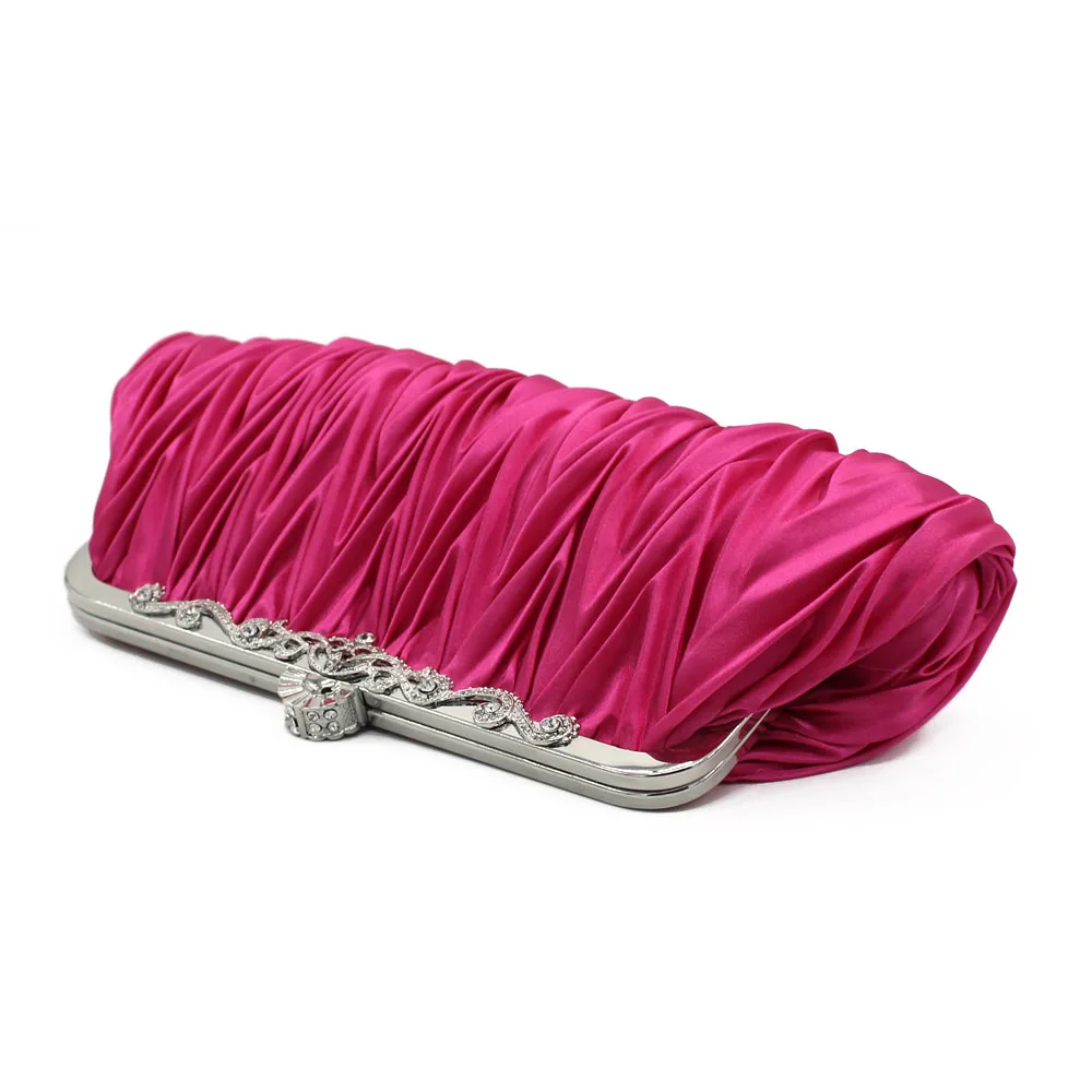 Женские вечерние сумки Фиолетовый клатч высококлассные бриллиантовые Гламурные