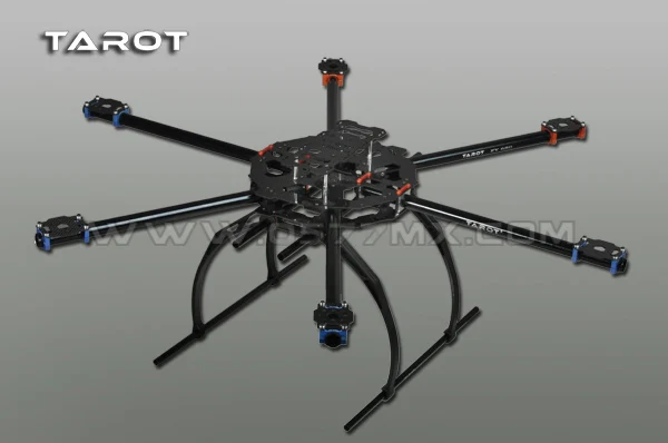 Бесплатная доставка Таро FY680 полный складной Hexacopter рама самолета алюминиевые