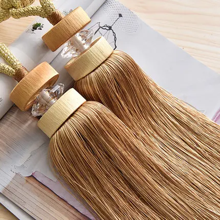 Gold yellow Qgvish 2 шт. Хрустальные кисти для занавесок бахрома подхваты для подвешивания пояса шары связывающие веревки кисточки Ремни Аксессуары для штор подвешивание - Цвет: Gold yellow
