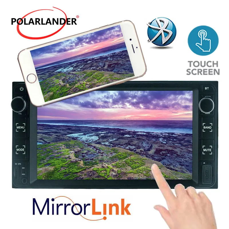 

7inch 2 Din FM Radio USB Touch Screen Display Car MP5 Player Mirror Link ISO Interface Single USB FOR TOYOTA COROLLA 04-14