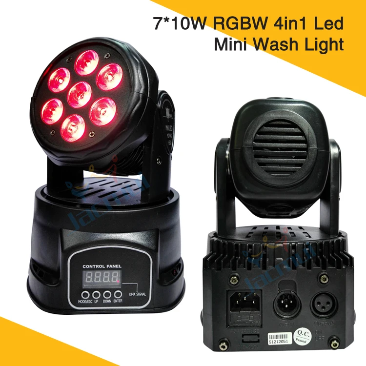 7*10 Вт светодиодный мини светильник для мойки RGBW 4 в 1 Светодиодный мойки|lights of america