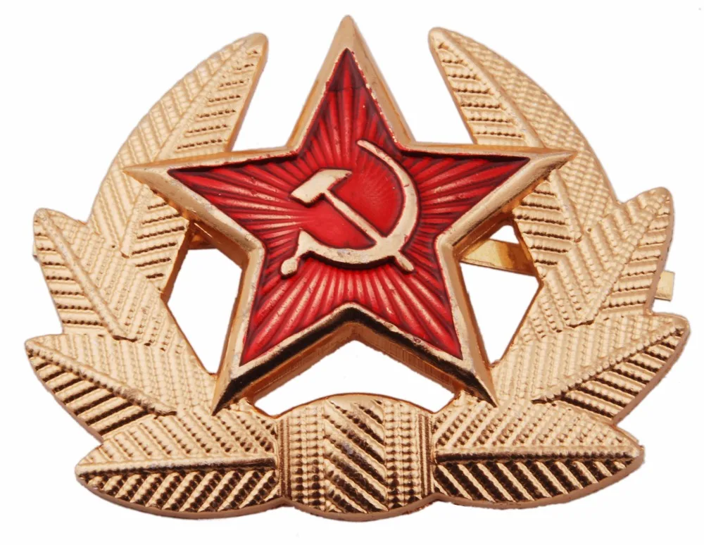 

СССР Советский русский военный M1955 металлическая шляпа значок коккада