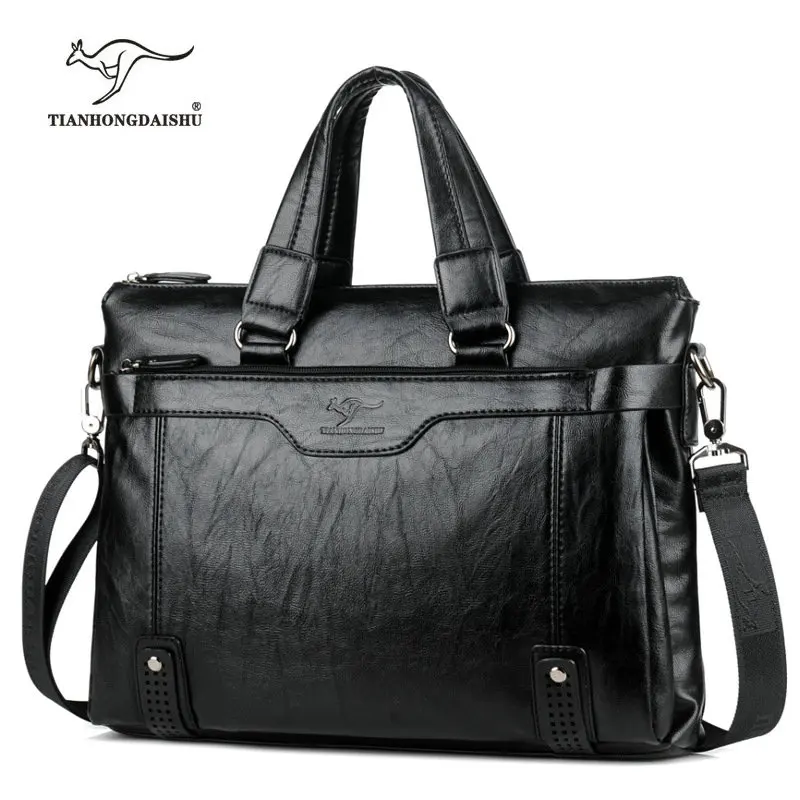 Мужской портфель 2021 Офисная сумка для мужчин мужские сумки из натуральной кожи