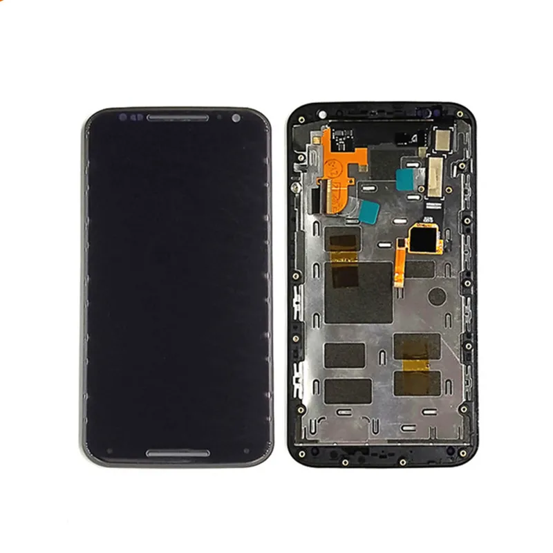 Для Motorola для Moto X2 XT1092 XT1095 XT1097 ЖК дисплей с сенсорным экраном дигитайзер рамкой в