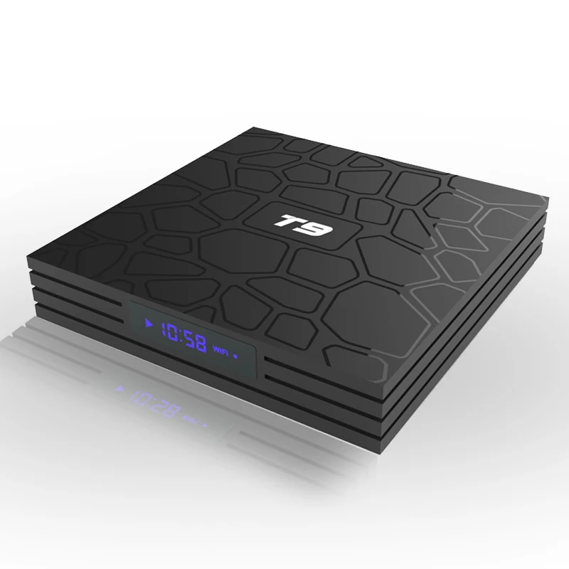 Android 8 1 T9 RK3328 ТВ приставка 4G 32G 64GB 4k Смарт оригинальный netflix медиа pk