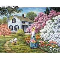 zooya new 5d spring flowers diamond painting resin square drill cross stitch full rhinestone diamond embroidery f121