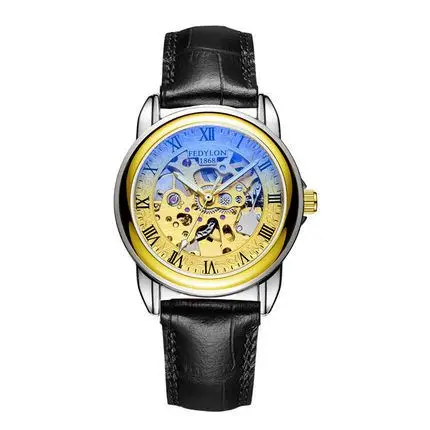 black blet gold Деловые мужские механические часы, мужские автоматические часы для wrisk, часы Relojes, роскошные часы топ брендов, мужские часы, Прямая поставка - Цвет: black blet gold