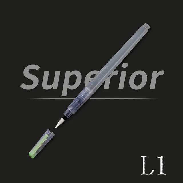 L1 1 шт., портативная кисть для рисования, многоразовая Цветная кисть для рисования, Цветная кисть для воды, резервуар для воды, каллиграфическая кисть, художественный маркер - Цвет: L1