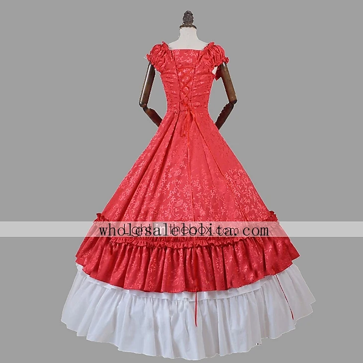 

Southern Belle Civil War Brown and Black Period Dress Ball Gown Reenactment Costume