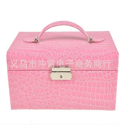 Деревянная коробка высокого класса ювелирные изделия кассеты зеркало замок