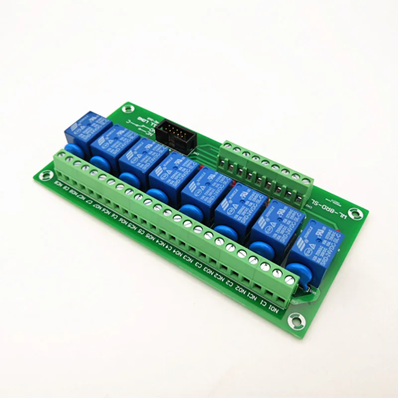 8 Channel PNP Type 24V 10A Power Relay Interface Module,SONGLE SRD-24VDC-SL-C Relay.