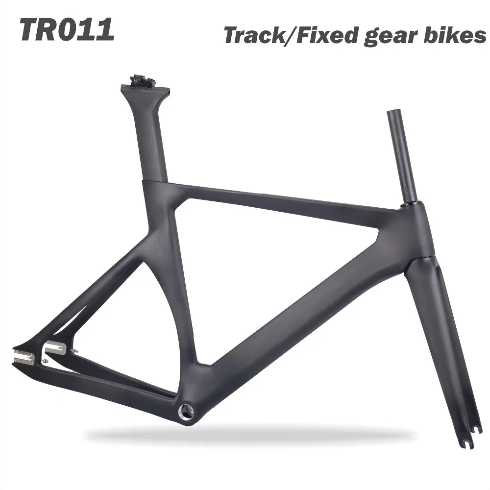Рама для велосипеда Miracle Bikes 2021 Carbon Track bike рама с фиксированной передачей матовая