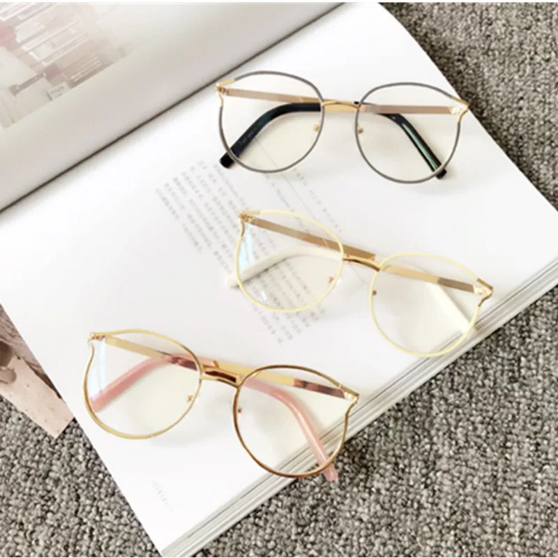 HBK Eye glass es оправа для очков винтажная Женская кошачий глаз компьютерное