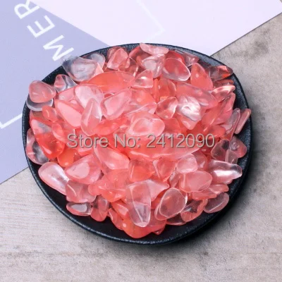 Натуральный розовый стеклянный камень декоративные стеклянные шарики галька 250