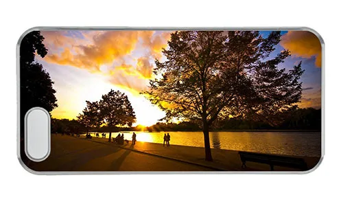 Free Shipping Hipster for iPhone 5 sale cover sunset river walk 5/5S|hipster style|hipster handbagshipster tee |