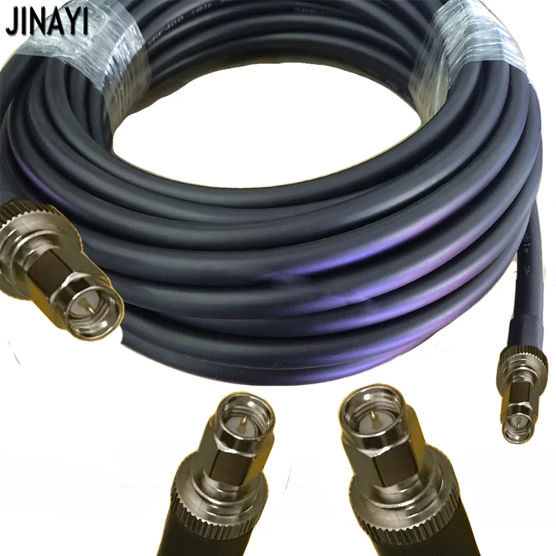 SMA штекер разъем RF коаксиальный Пигтейл/провод для антенны кабель LMR400 Ham Радио 1 м 2