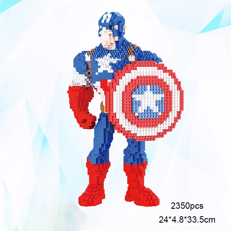 Marvel Hero серия маленькие частицы строительные блоки игрушки 2000 шт Детские