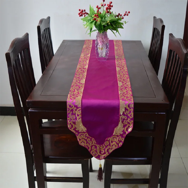 Модная домашняя текстильная скатерть в китайском стиле роскошное атласное