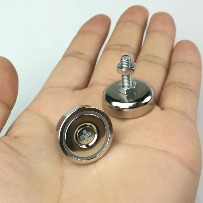 10 шт. D25mm супер мощный неодимовый магнит для горшка сильный M5 Многофункциональный фиксированный присоска магниты чашки аксессуары