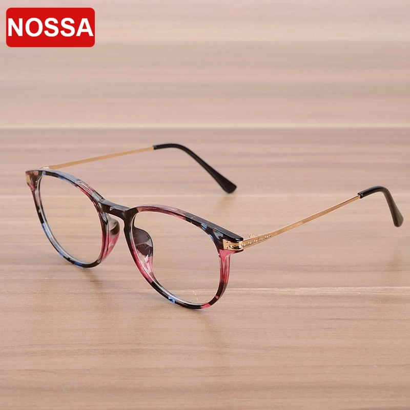 

NOSSA Clear Lens Fashion Goggles Women's Myopia Glasses Frame Men's Prescription Eyewear Frames Vintage Spectacle Frame