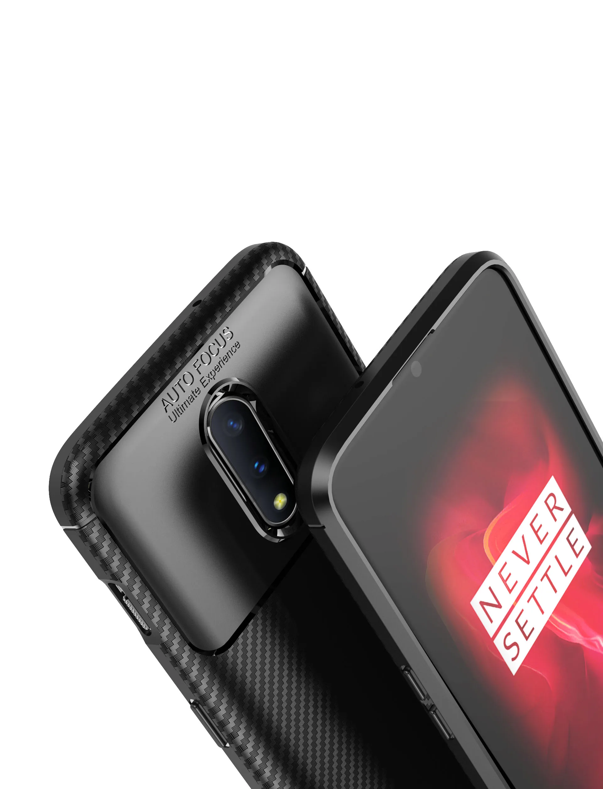 GKK чехол из углеродного волокна для Oneplus 7 деловой мягкий ТПУ оригинальный