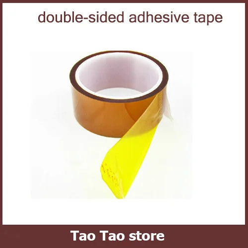 Двусторонняя термостойкая полиимидная лента коричневый клей в виде башни 50 мм/20