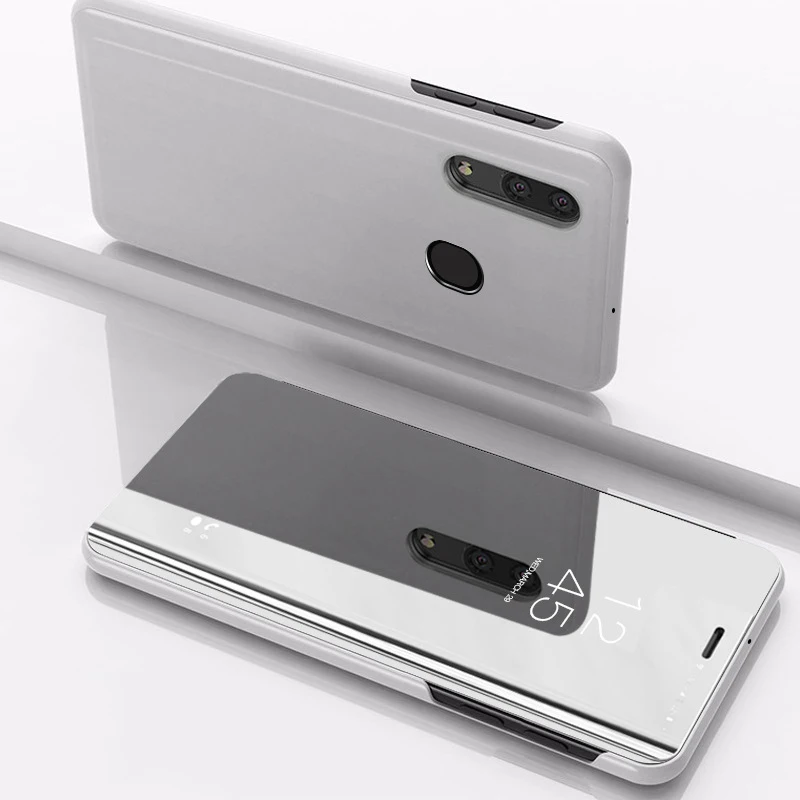 Умный зеркальный флип-чехол Soaptree для Oppo Reno 10x Zoom, чехол, прозрачный чехол для Vivo Y15 Y17 IQOO Z1 Pro Z5X A9 A5, чехол - Цвет: 02