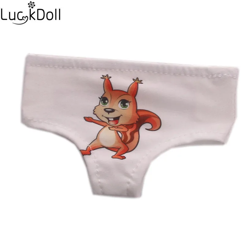 n902 Luckdoll новые кукольные аксессуары мультфильм трусики подходят 43 см кукла, лучший подарок для детей - Цвет: n902