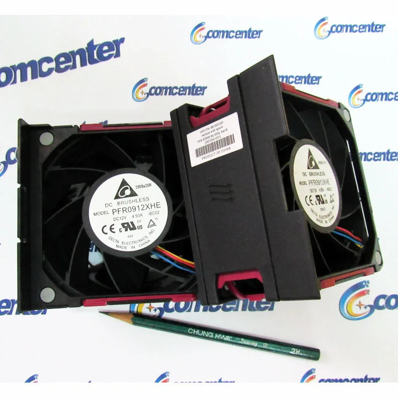 Используется вентилятор для hp 667254-001 DC 12 V 4.50A для hp PROLIANT ML350P G8 PFR0912XHE