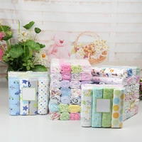 4pcslot newborn baby bed sheet bedding set 76x76cm for newborn crib sheets cot linen 100 cotton flannel printing baby blanket