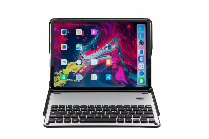 Ультра тонкий смарт-чехол Защитный bluetooth клавиатура чехол для нового ipad pro 11 дюймов металлический корпус клавиатуры кожа