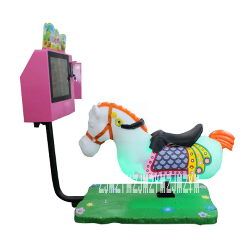 3D Horse Racing Game Machine Music Video Screen Children's Horse Riding Swing Machine Rocking Car coin-operated Game Machine