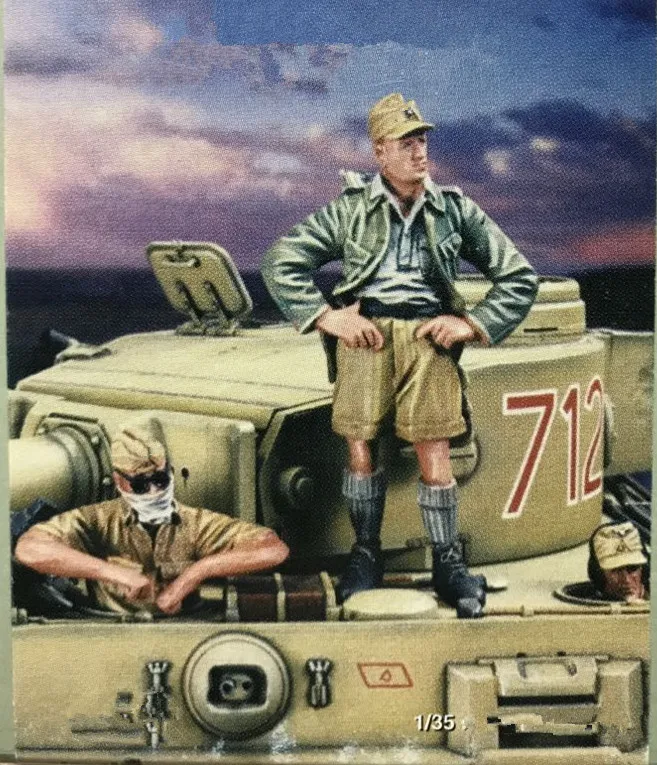 1/35 модельная фигурка из смолы комплект Неокрашенный 00645 (без бака)|Наборы для